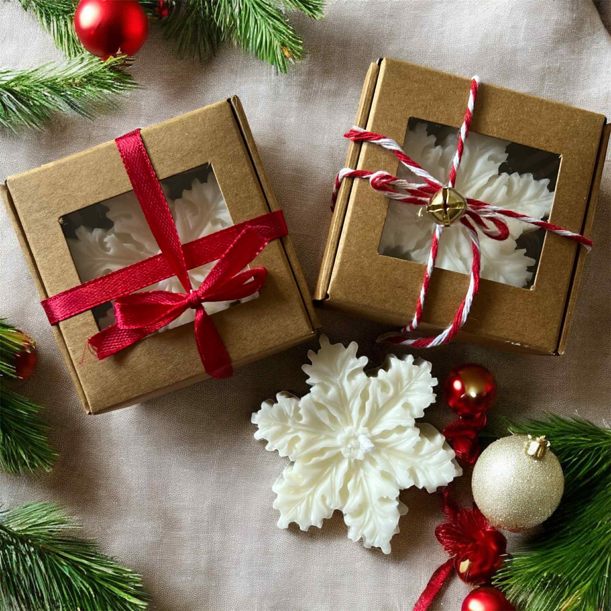 Bougie Flocon de neige