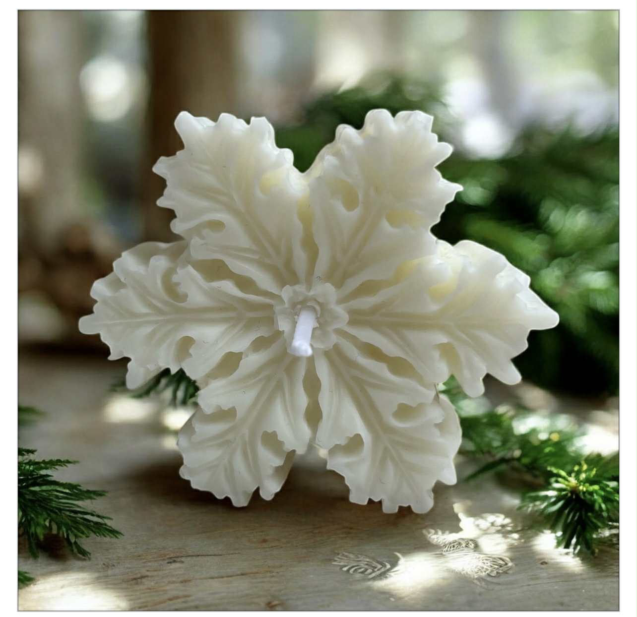 Bougie Flocon de neige