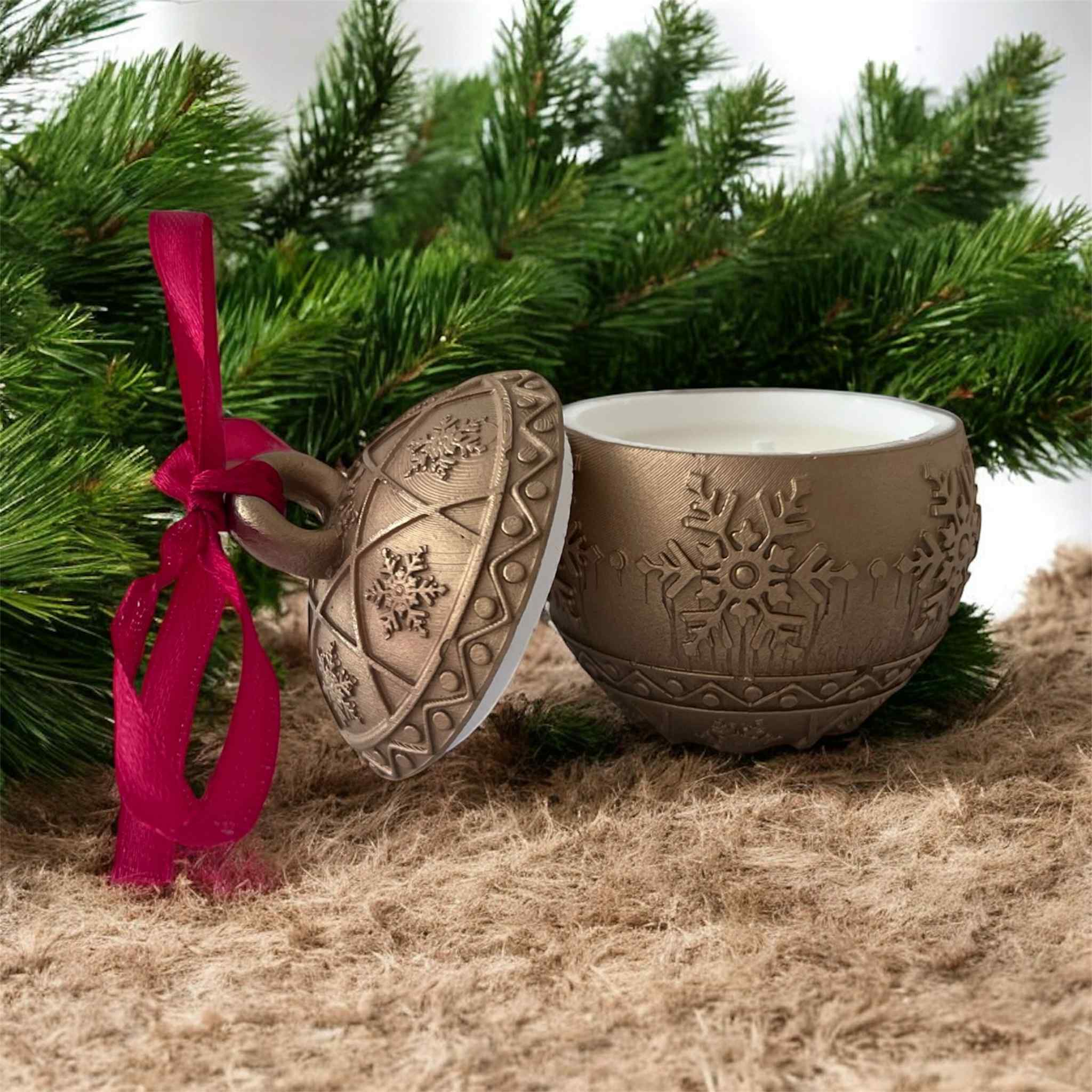 bougie guerlande ceramique